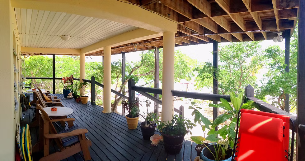 Bahamas vacation rentals deck